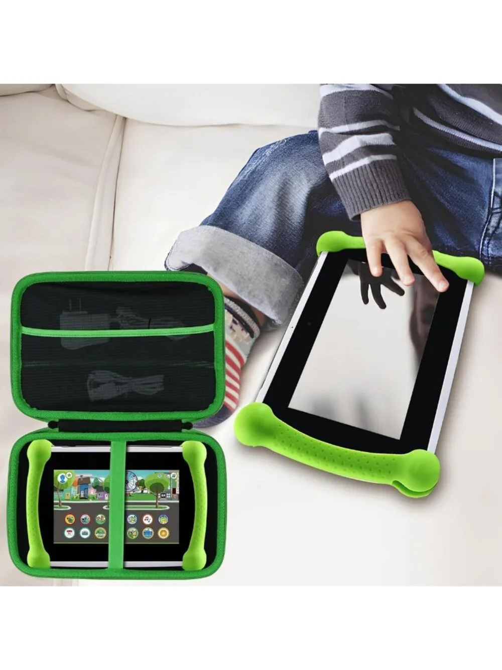 7-Inch Touchscreen Learning Tablet Storage Case - Fits LeapPad Academy & Epic